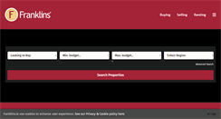 Desktop Screenshot of franklins.ie